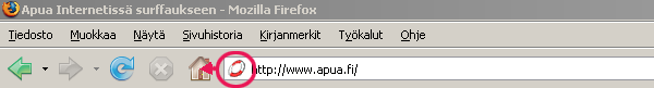 Firefox-selaimen kotisivun vaihto